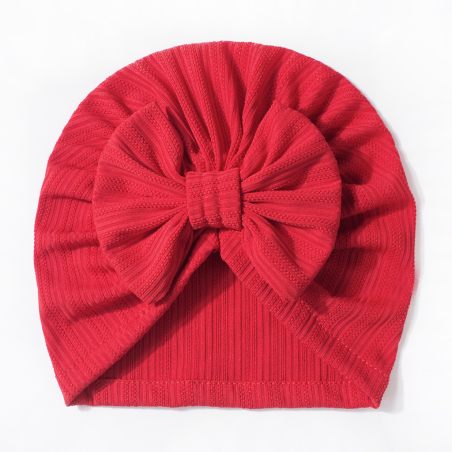 Turban dziecięcy z kokardą – modna czapeczka niemowlęca LeAnKa