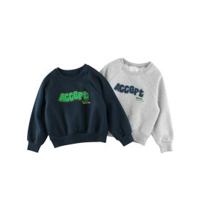 Bluza dziecięca dresowa z napisem ACCEPT – ciepła i wygodna | LeAnKa 2