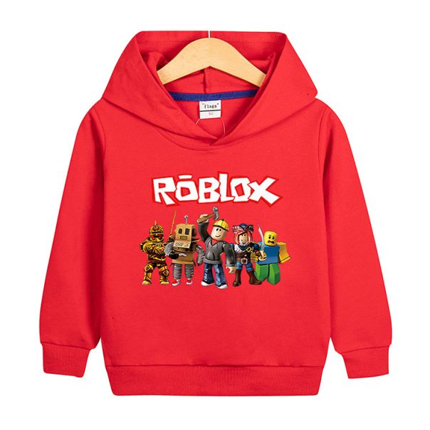 Bluza Roblox dla chłopcy 5-9 lat – modna bluza dziecięca z kapturem