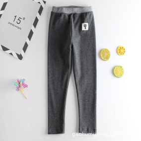 Legginsy dziecięce z kotkiem – bawełniane legginsy dla dziewczynki | LeAnKa 2