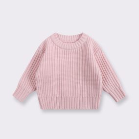 Sweter dziecięcy bawełniany oversize – kolorowy sweterek dla niemowląt i dzieci | LeAnKa 2