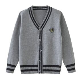 Kardigan dziecięcy LeAnKa – elegancki sweter szkolny unisex