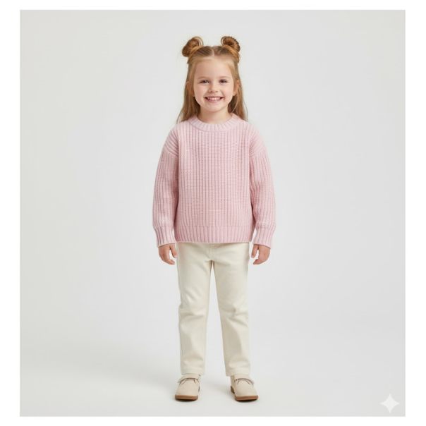 Sweter dziecięcy bawełniany oversize – kolorowy sweterek dla niemowląt i dzieci | LeAnKa
