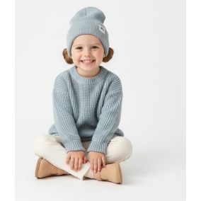 Sweter dziecięcy bawełniany oversize – kolorowy sweterek dla niemowląt i dzieci | LeAnKa 2