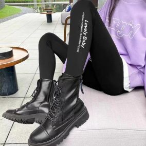 Legginsy dla dziewczynek 230525-160 Czarne