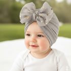 Turban dziecięcy z kokardą w kropki | Stylowa czapeczka dla dziewczynki LeAnKa