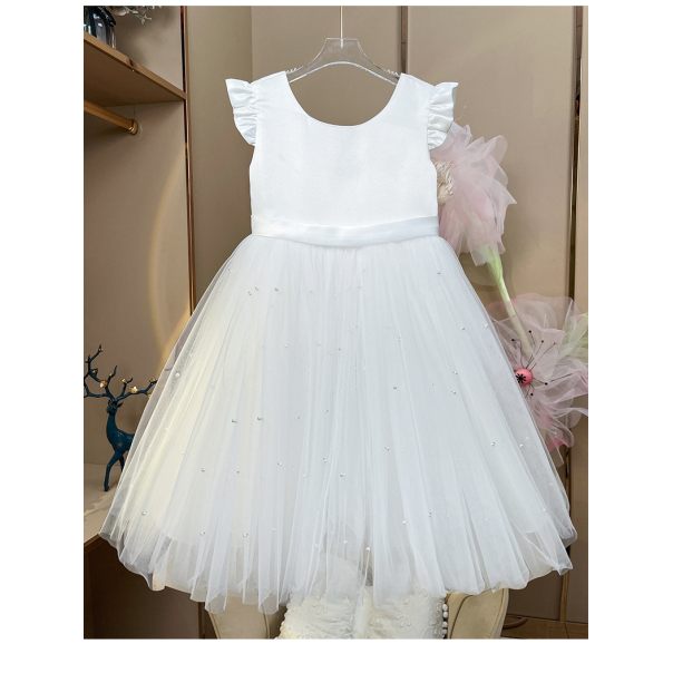 Sukienka wizytowa dziewczęca Princess Bow – elegancka tiulowa sukienka